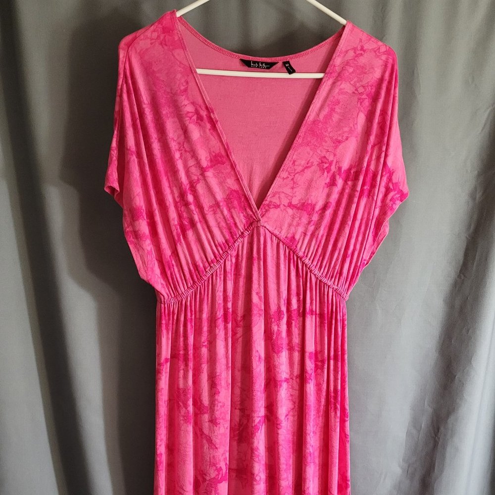 Nicole Miller Deep V-neck Pullover dress